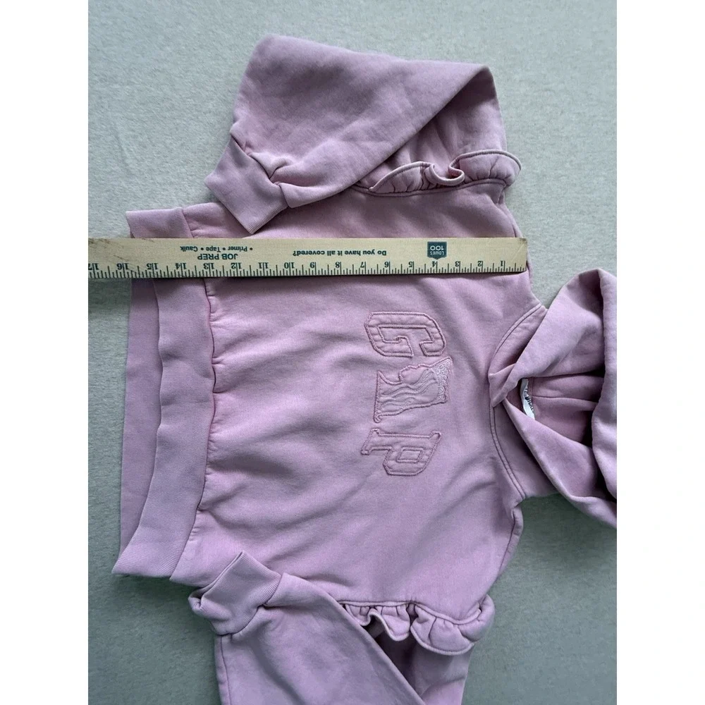 GAP Wicked Pink Girls Pull Over Hoodie Sweater Size 8 Year Old Medium